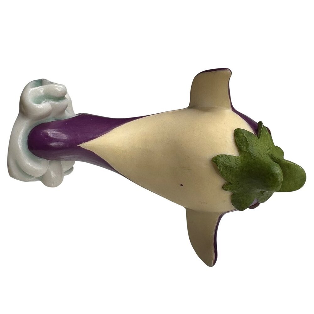 Enesco Home Grown 2007 Eggplant Purple Porpoise #4008129 Resin Retired Rare Gift - Picture 11 of 13